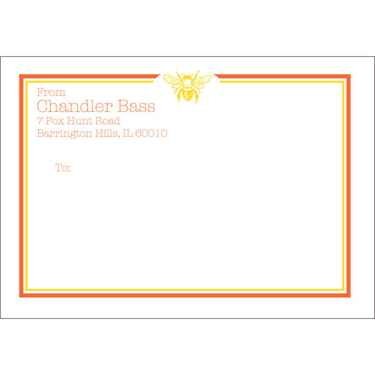 Bee Large Shipping Labels